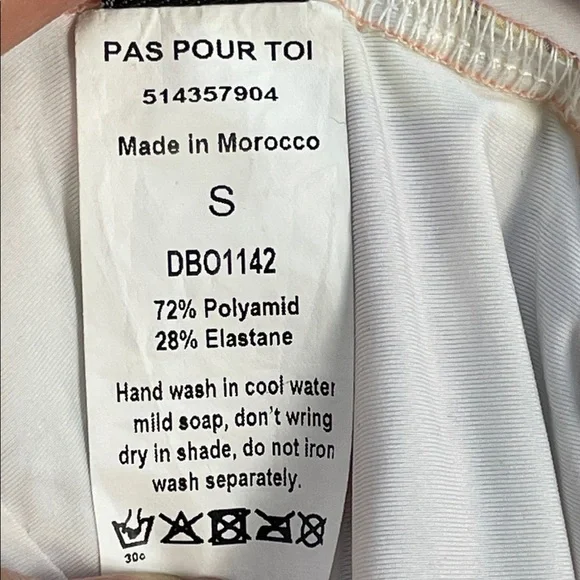 NWT Dodo Bar Or A Sunday Drive Swimsuit One Piece Retro Floral Plunge Twist Sz S - Picture 11 of 11